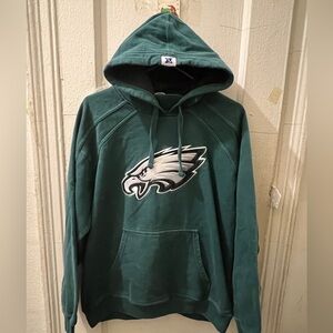 Bundle combo Philadelphia Eagles hat and Hoodie Sz large NFL team apparel